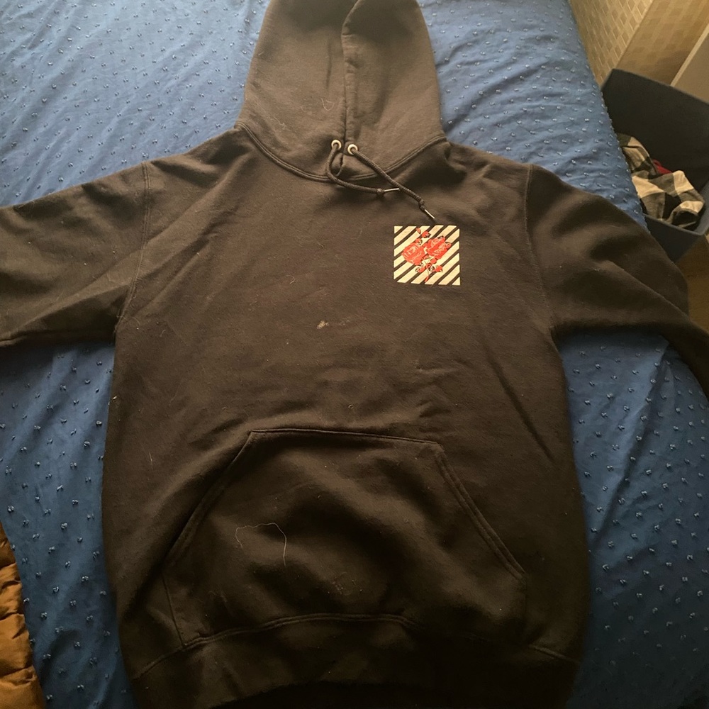 Black rose hoodie